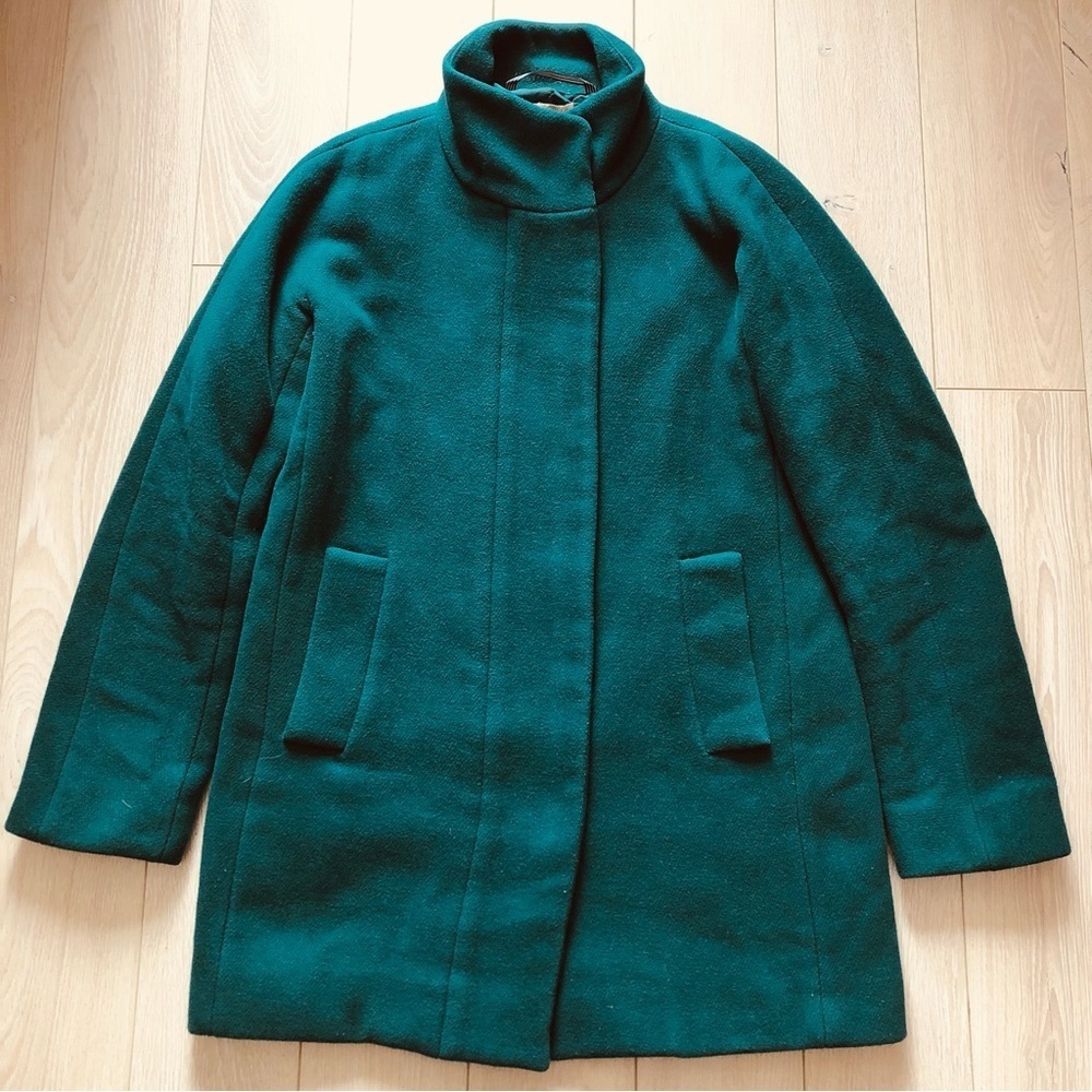 J. Crew Emerald Green Wool Blend Jacket